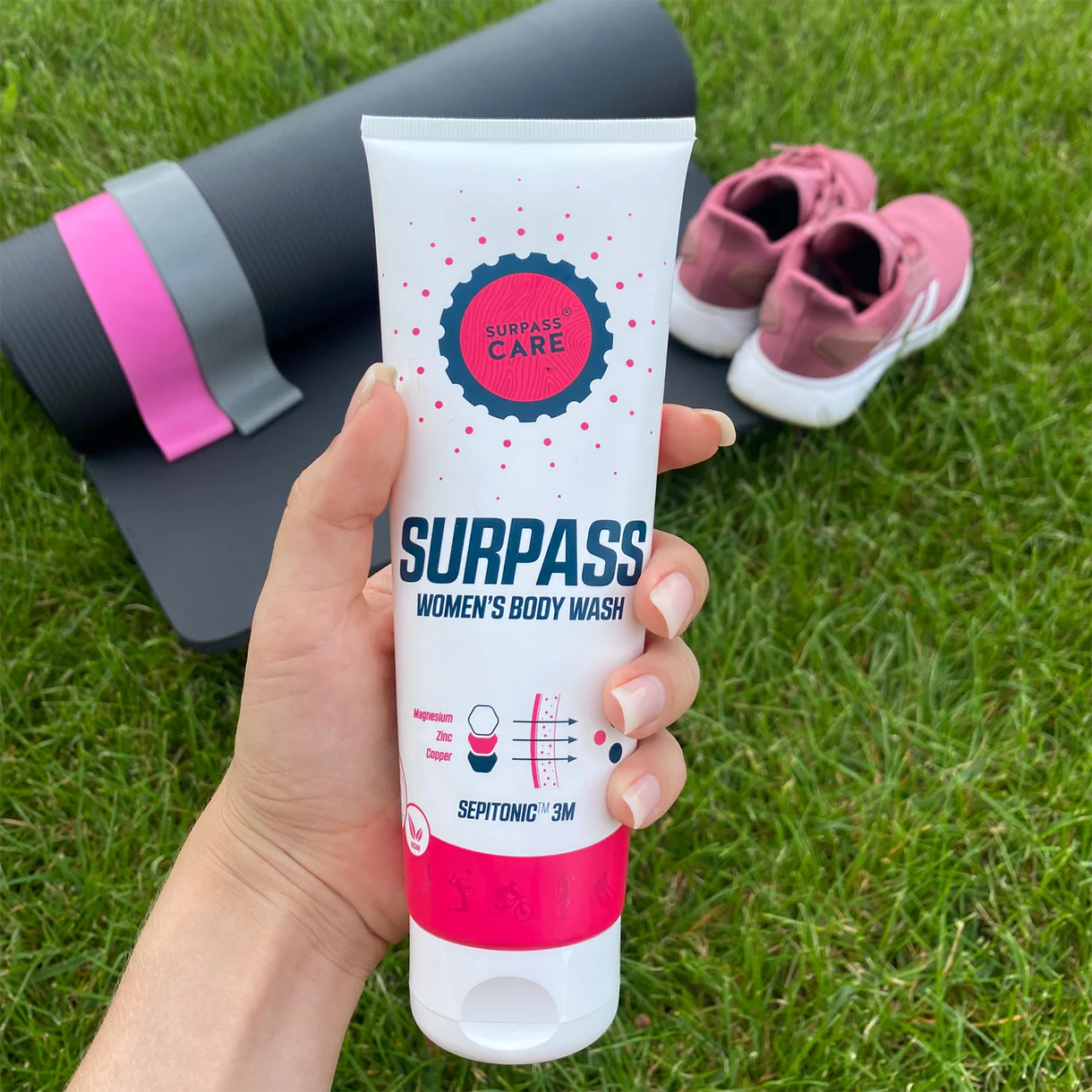 SURPASS Post Workout Magnesium Women’s Body Wash 250 ml – Palautumista ja hehkua jokaisessa suihkussa