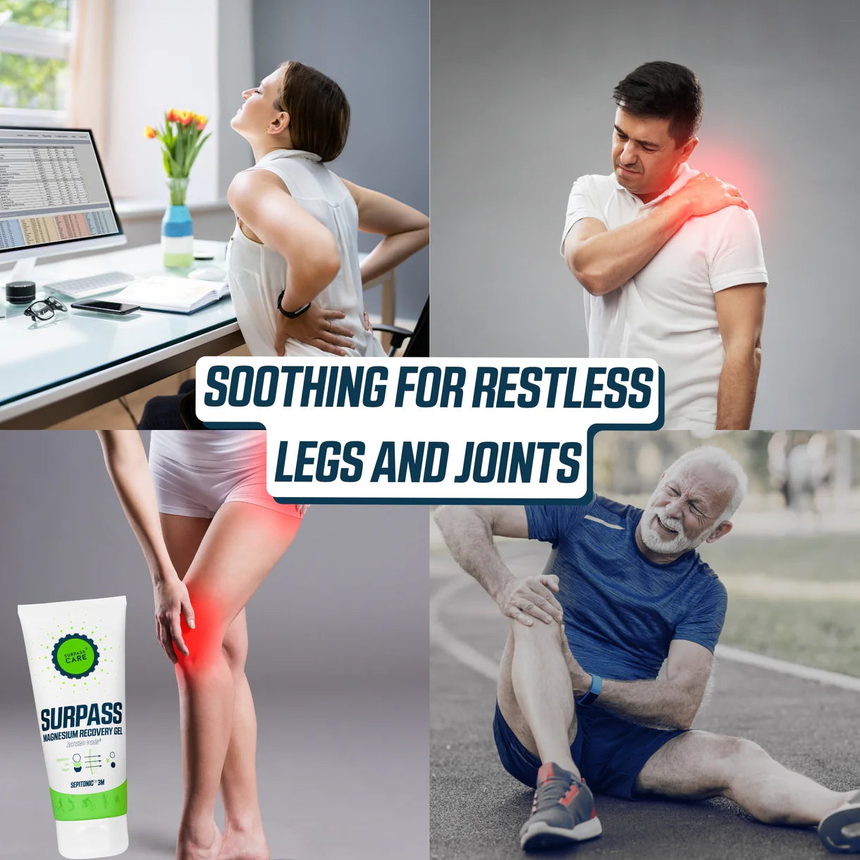 SURPASS SEPITONIC™ Magnesium Recovery Gel 200 ml – Nopeampi palautuminen, vahvemmat lihakset