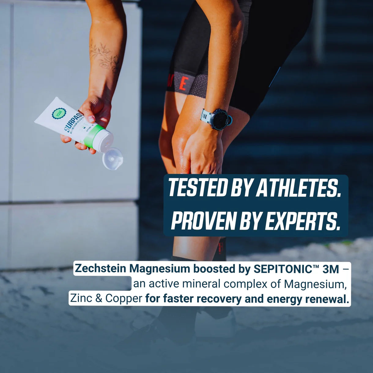 SURPASS SEPITONIC™ Magnesium Recovery Gel 200 ml – Nopeampi palautuminen, vahvemmat lihakset