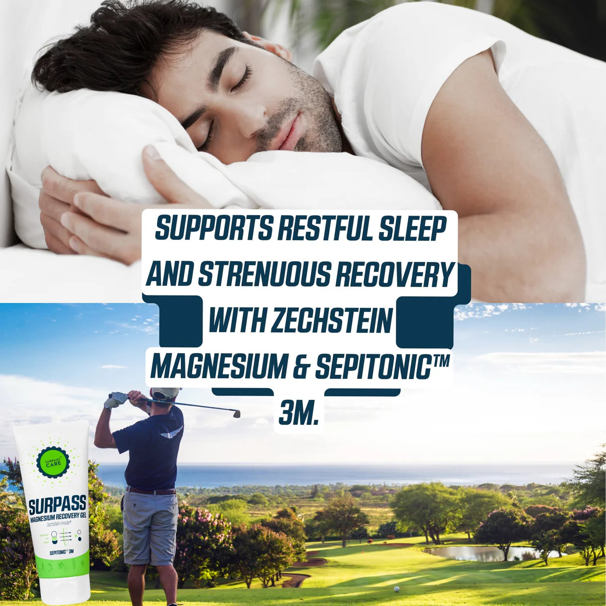 SURPASS SEPITONIC™ Magnesium Recovery Gel 200 ml – Nopeampi palautuminen, vahvemmat lihakset